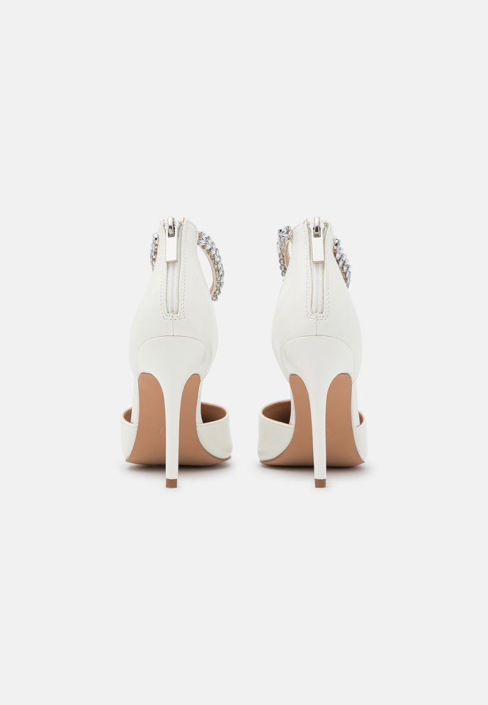 Talons Anna Field Zip UP Blanche Femme | ZUK-3349762